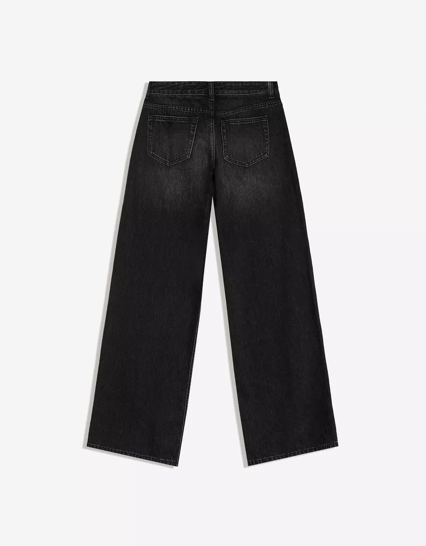 Frida Low Rise Wide Leg Jeans