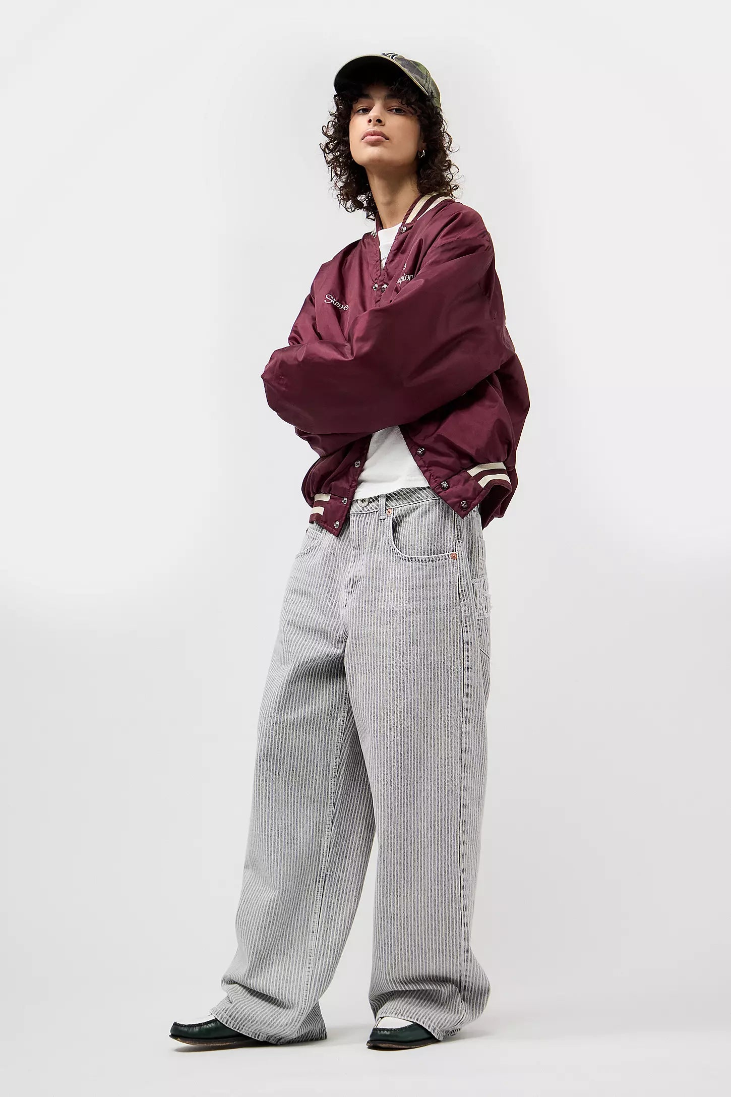 Edith Grey Pinstripe Jeans