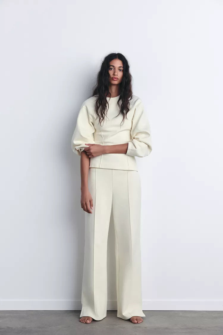 Serenity Luxe Loungewear Top + FREE Trousers! - LOUVELLI