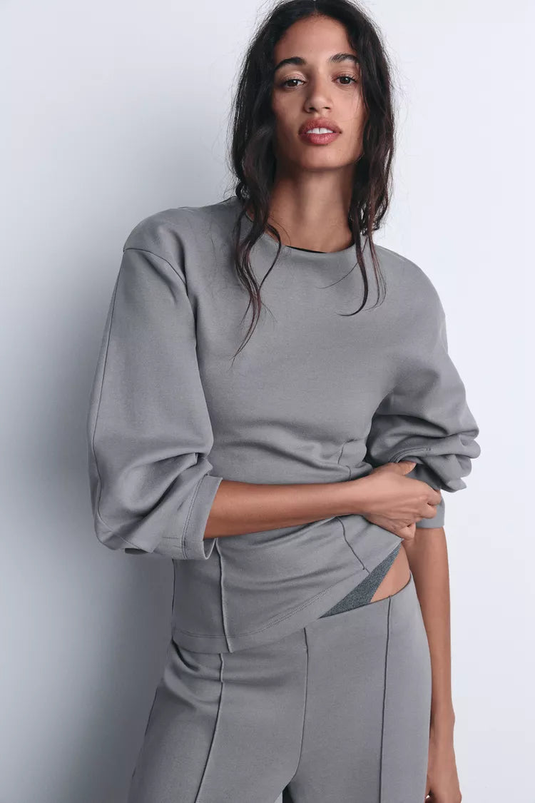 Serenity Luxe Loungewear Top + FREE Trousers! - LOUVELLI