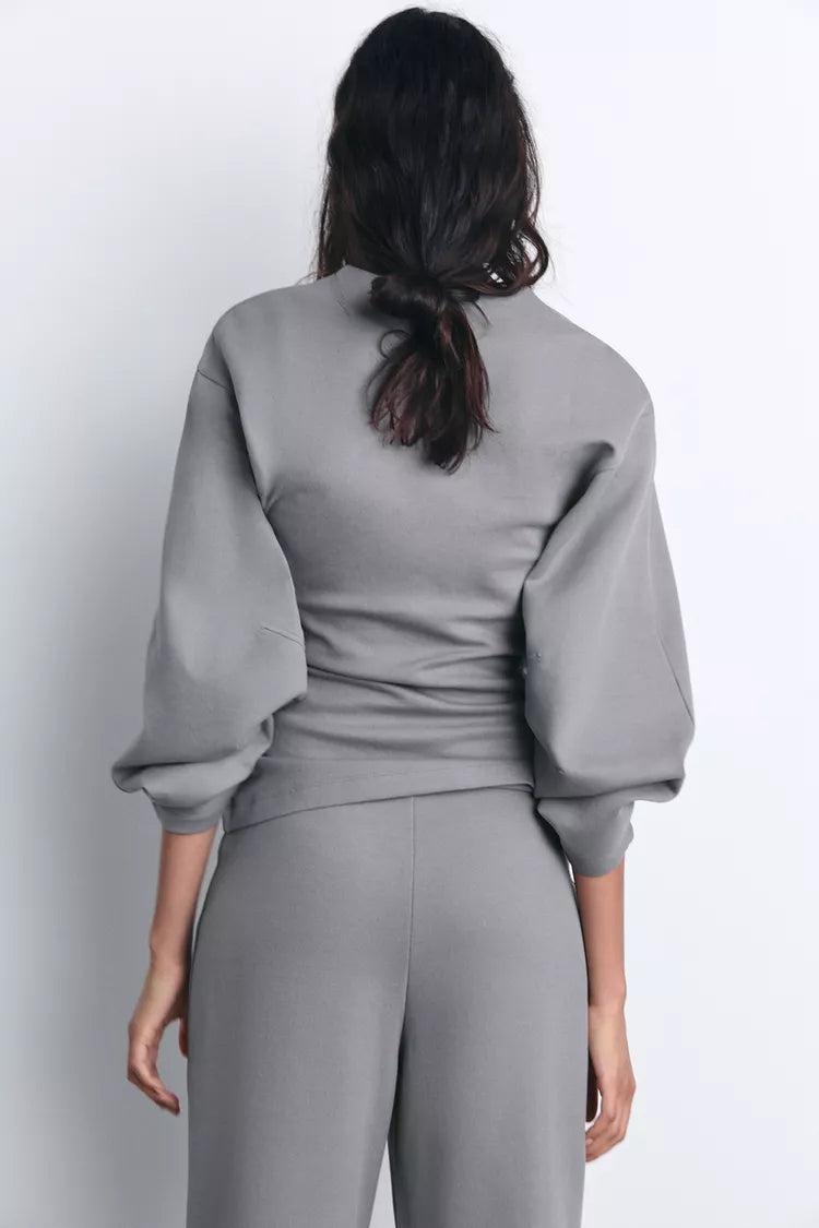 Serenity Luxe Loungewear Top + FREE Trousers! - LOUVELLI