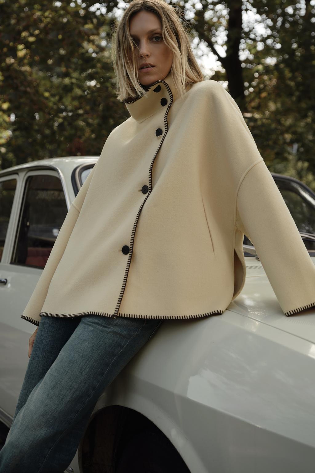 Sabrina Knit Peacoat