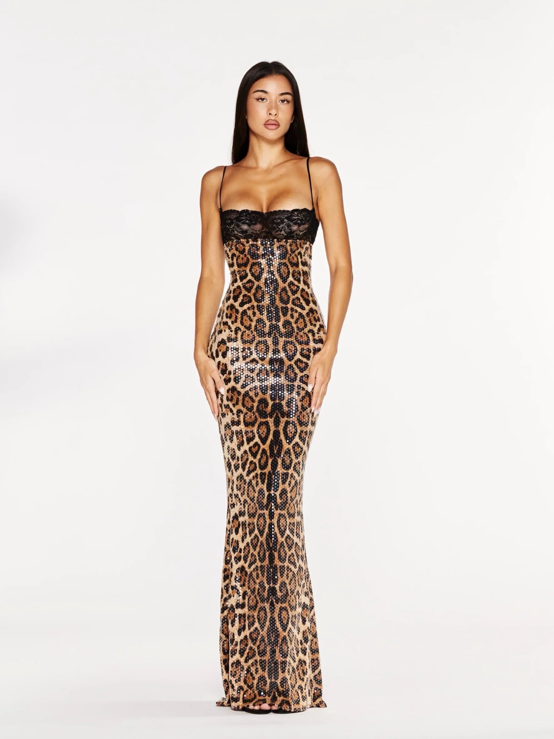 Senna Leopard Maxi Dress