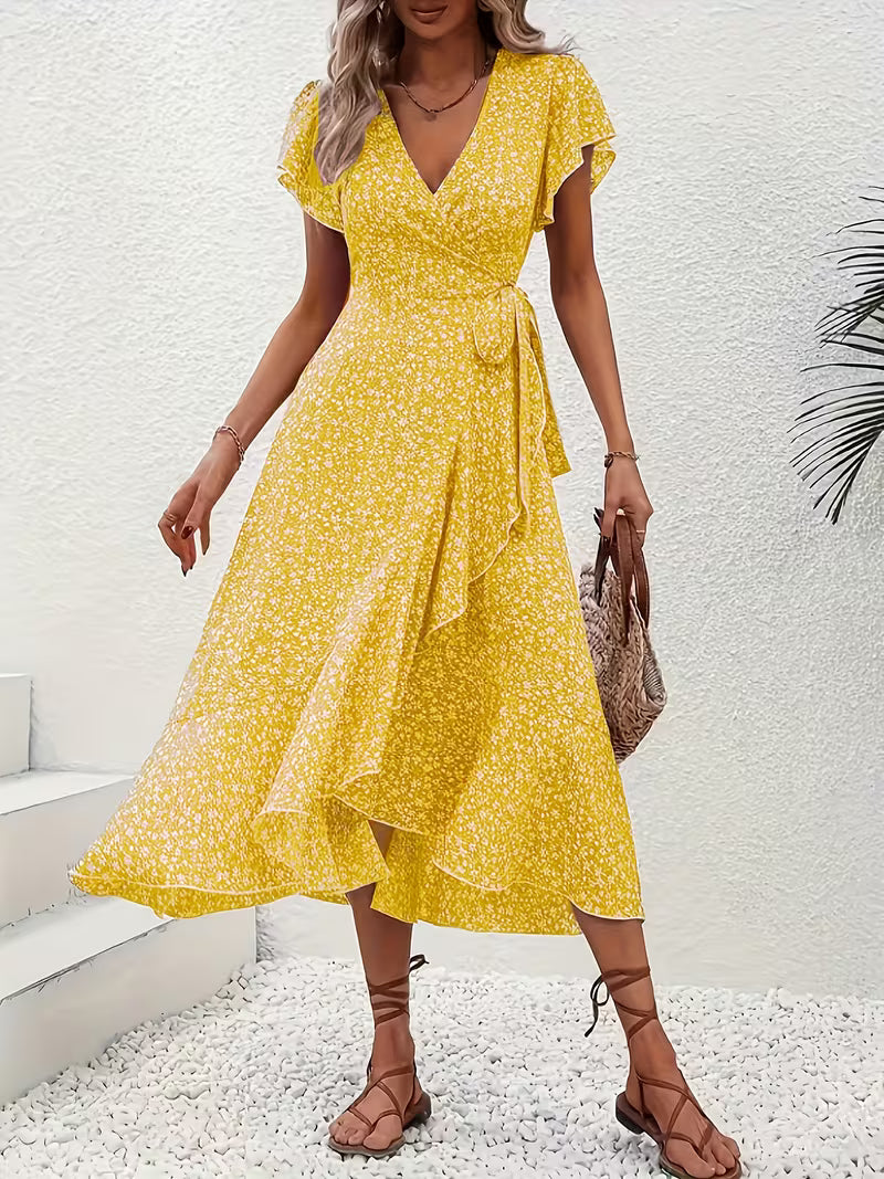 Vanessa | Tummy Covering Wrap Dress