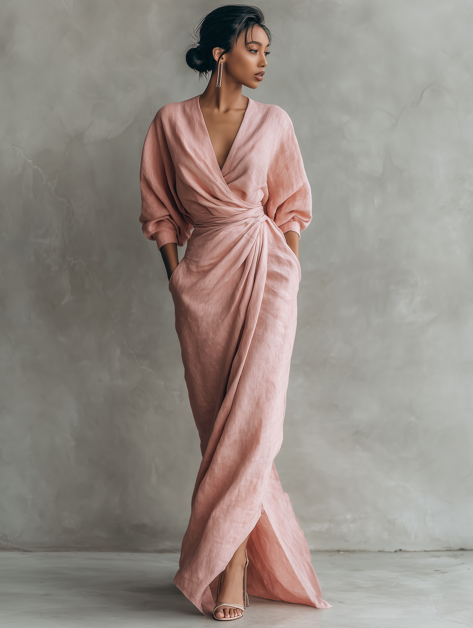 Lara Linen Maxi Dress