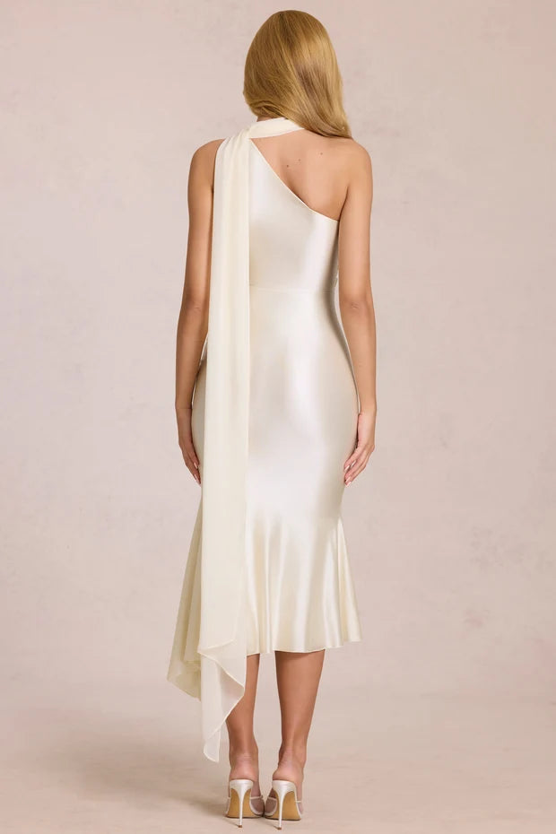 Alba Scarf Midi Dress