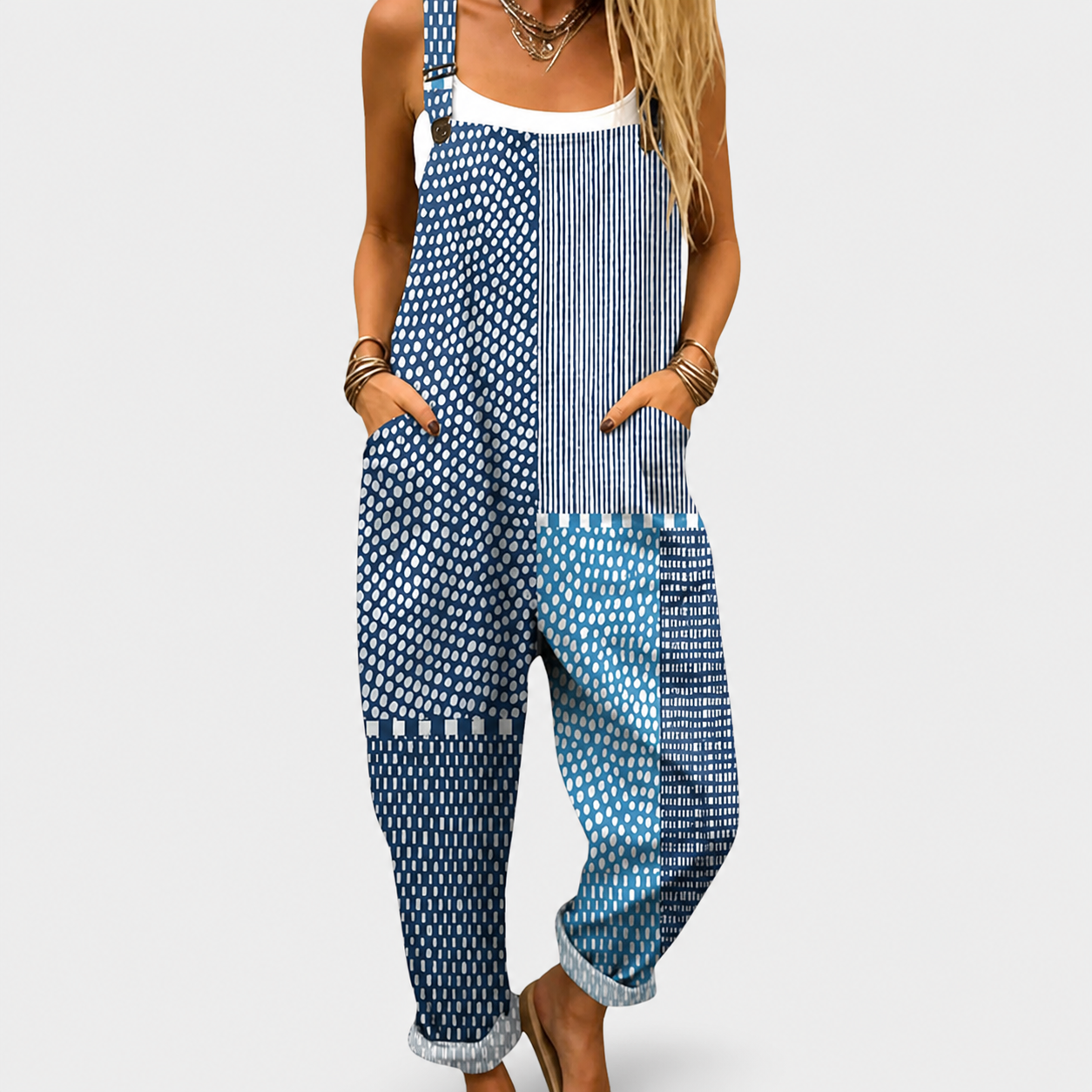 Beatrice | Relaxed Printed Jumpsuit