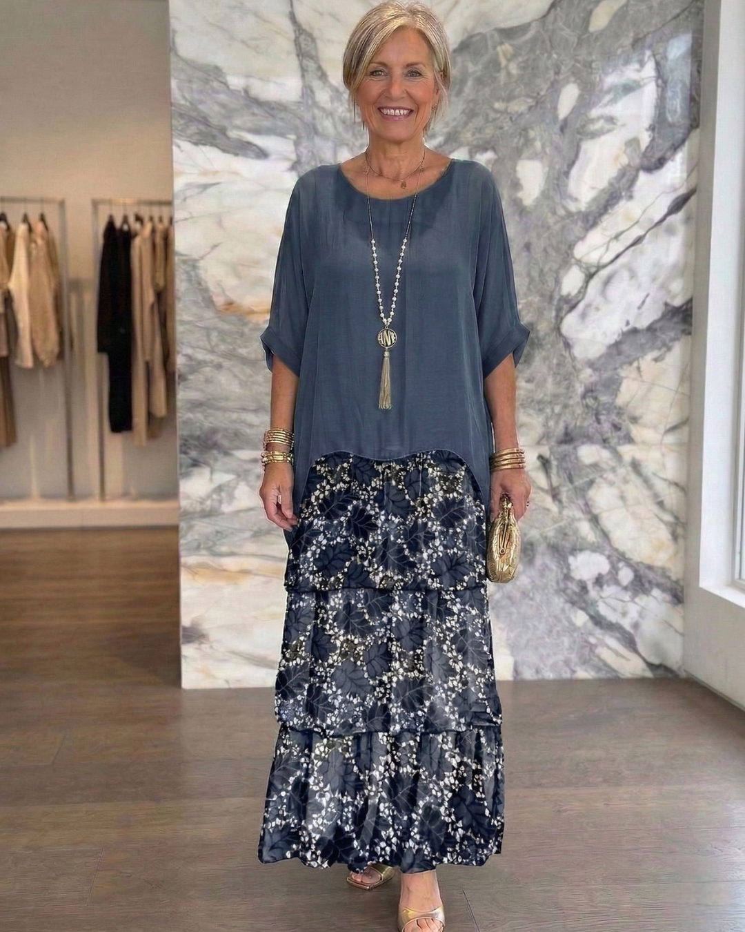 Shana Elegant Maxi Dress