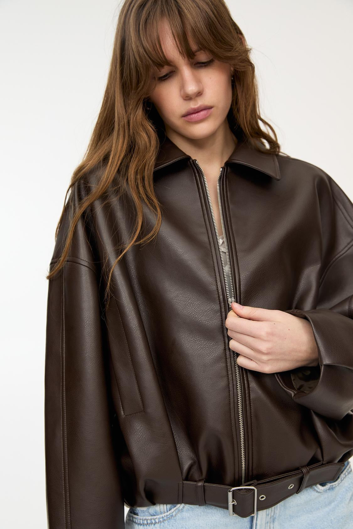 Leather Jacket - LOUVELLI