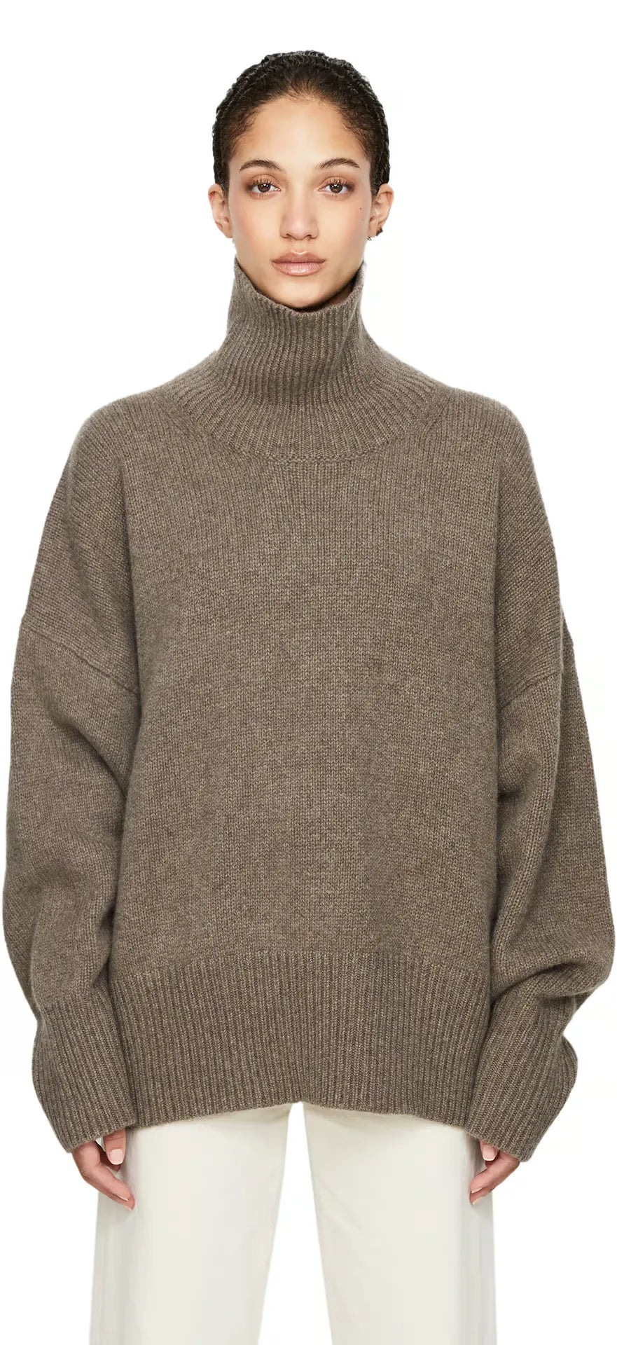 Lisa High Collar Knit Pullover