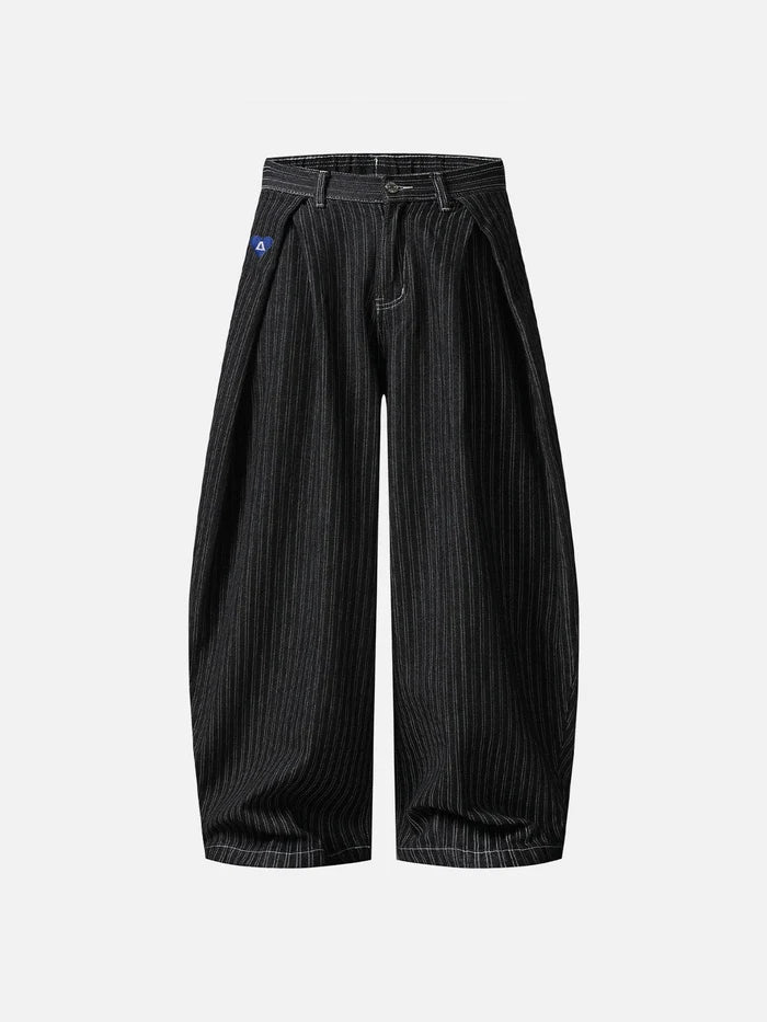 Elsie Baggy Pinstripe Jeans