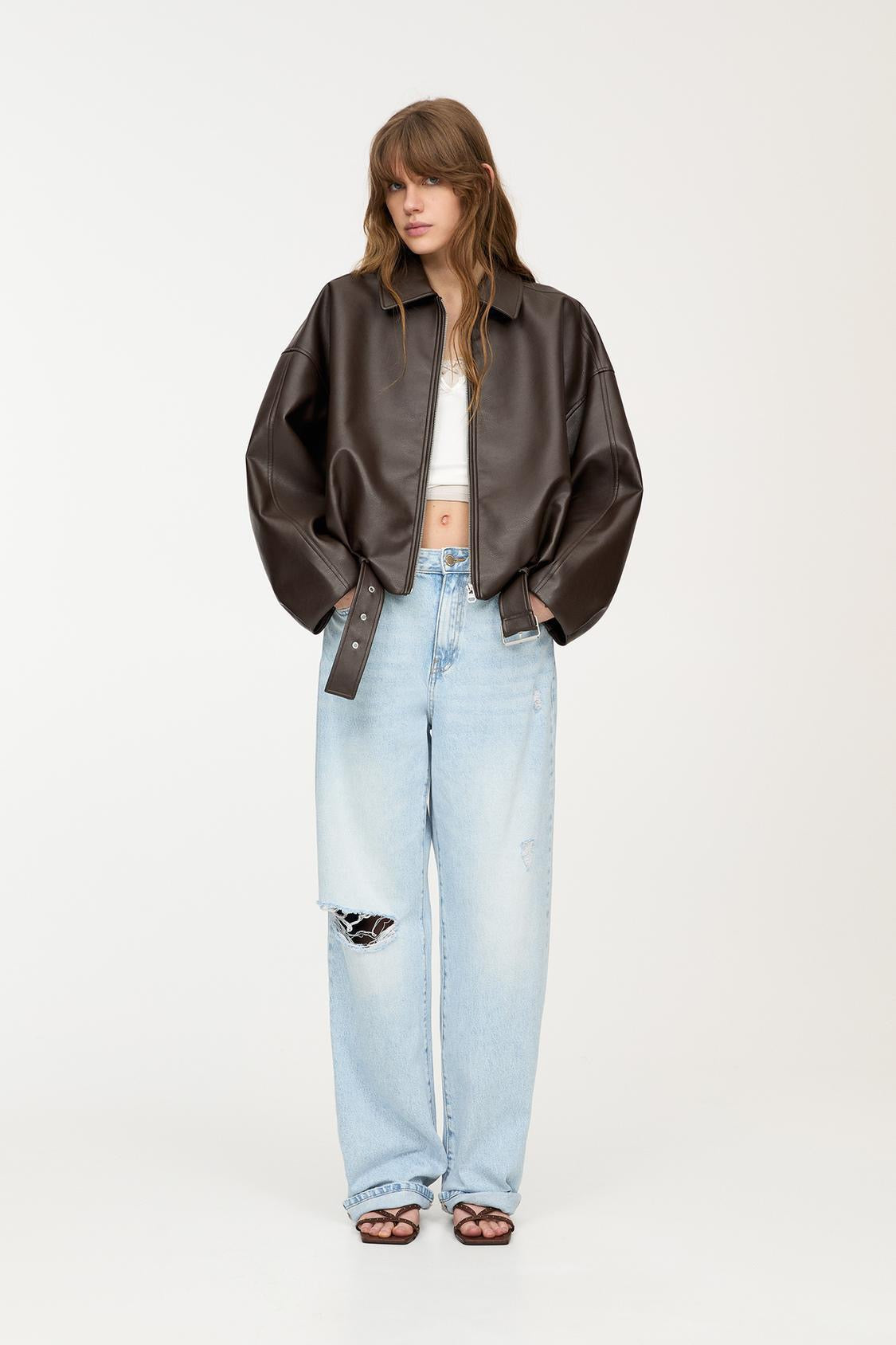 Leather Jacket - LOUVELLI