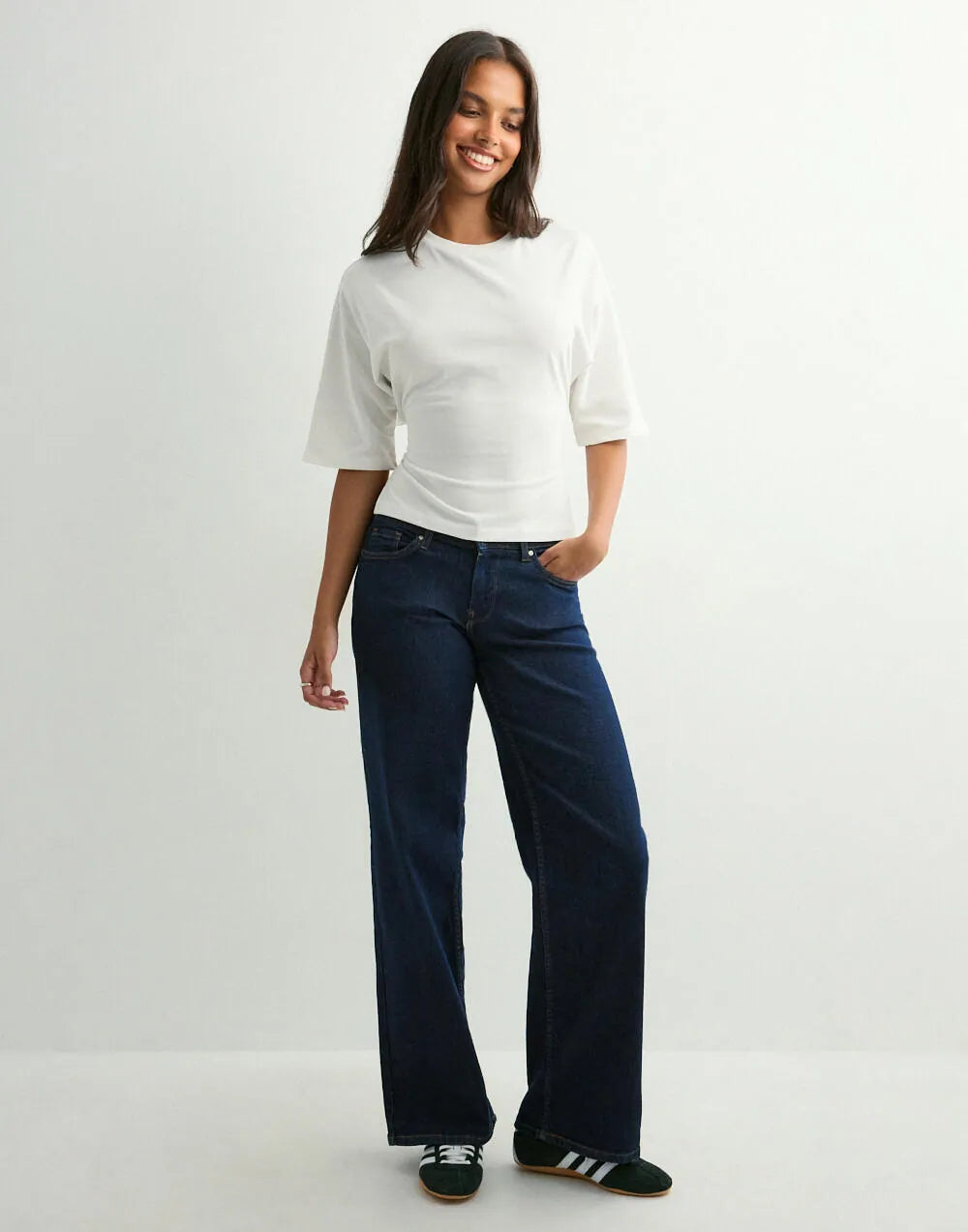 Gabrielle Open Back Tie Tee