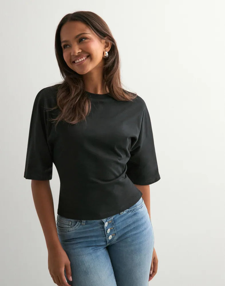 Gabrielle Open Back Tie Tee