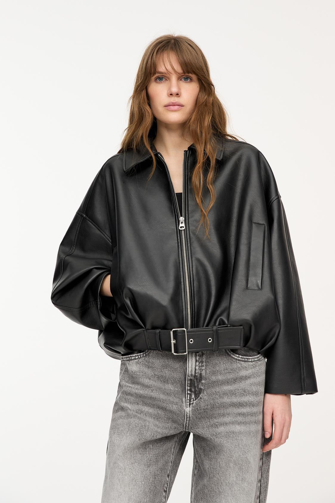 Leather Jacket - LOUVELLI