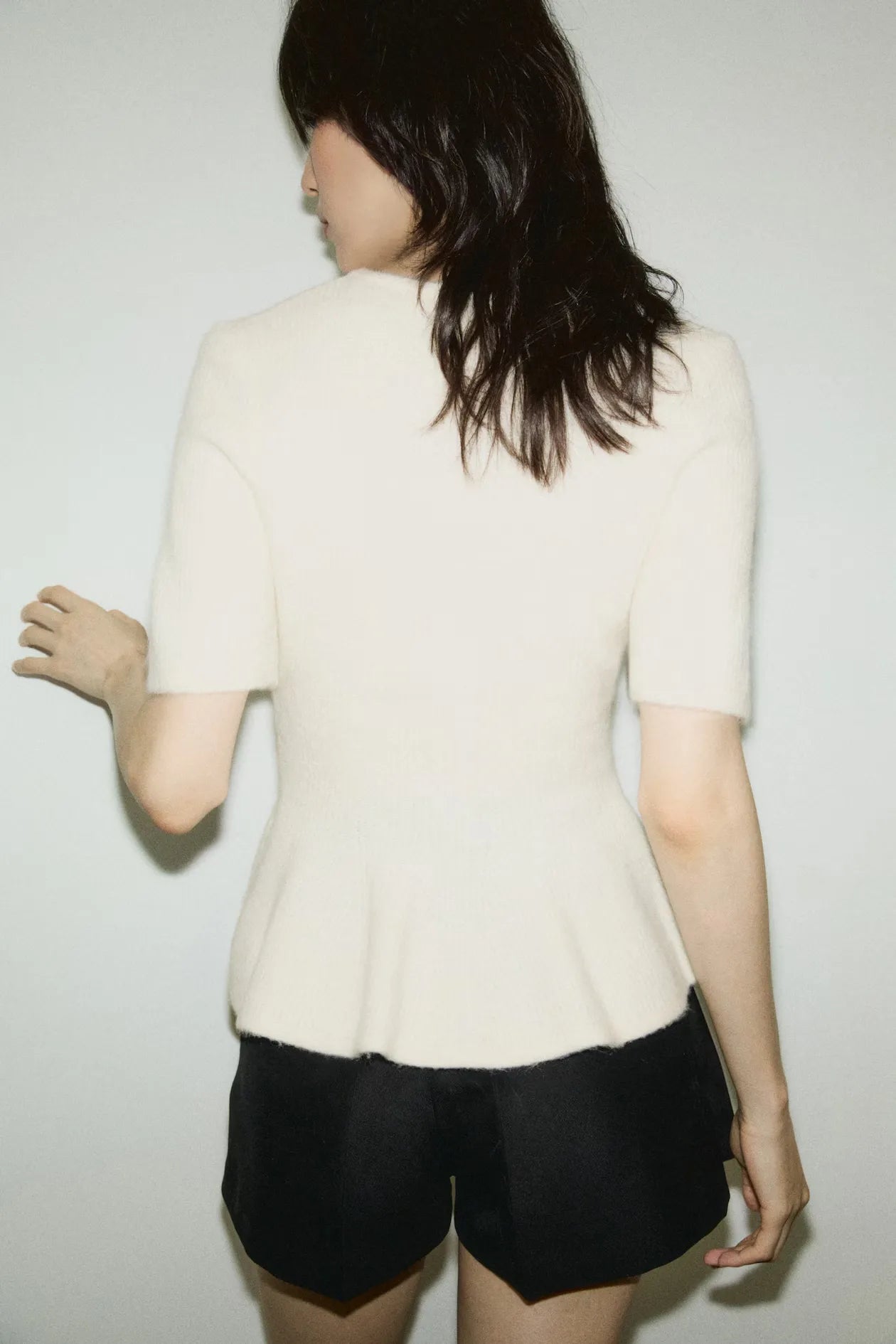 Elise Knit Peplum Top