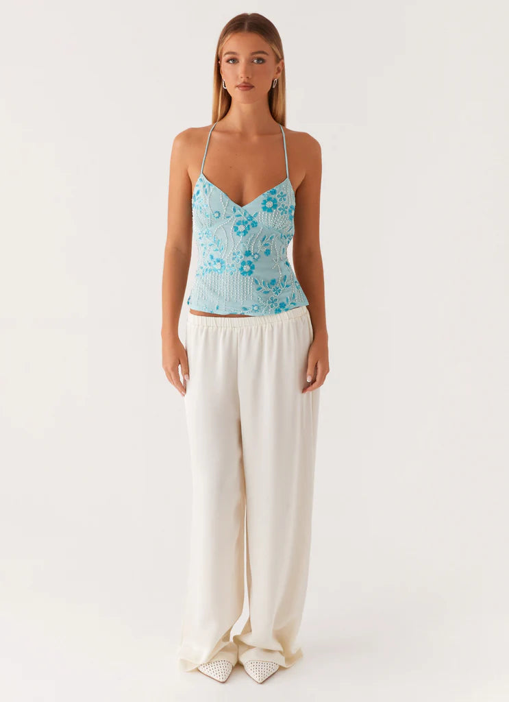 Nydia Sequin Top
