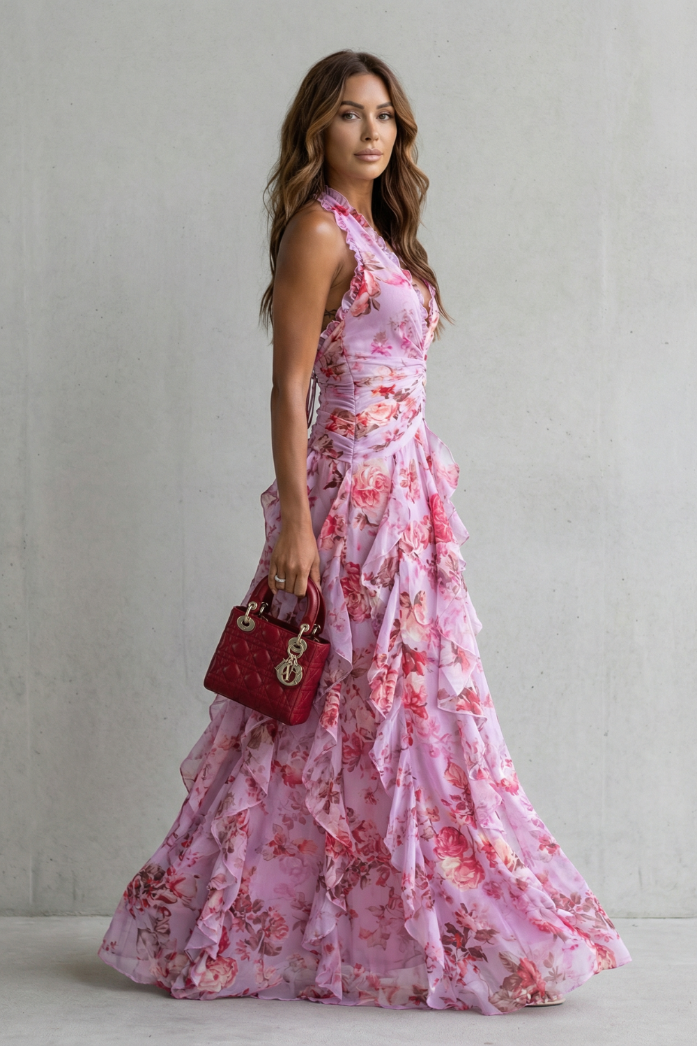 Lana Halter Maxi Dress