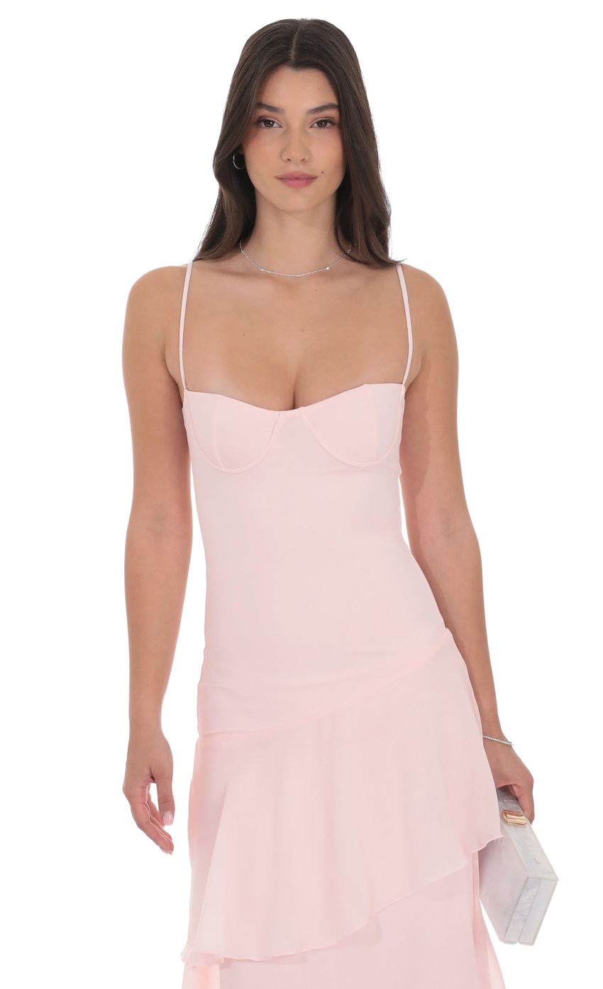 Diana Ruffled Maxi Dress