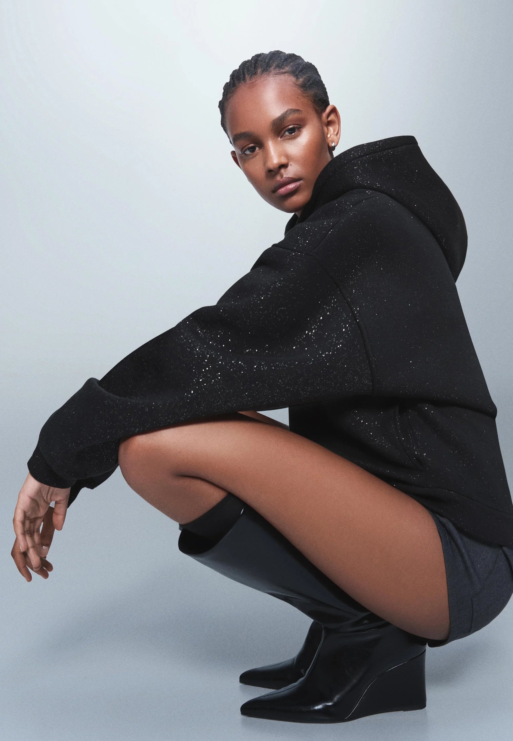 Lucie Glitter Hoodie