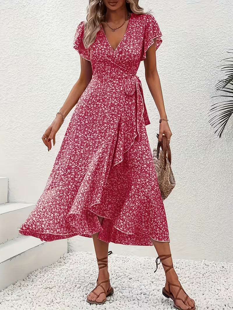Vanessa | Tummy Covering Wrap Dress