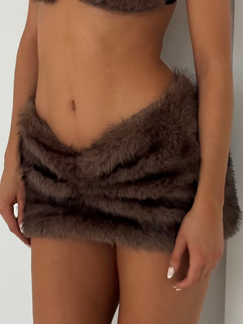 Lena Fur Skirt