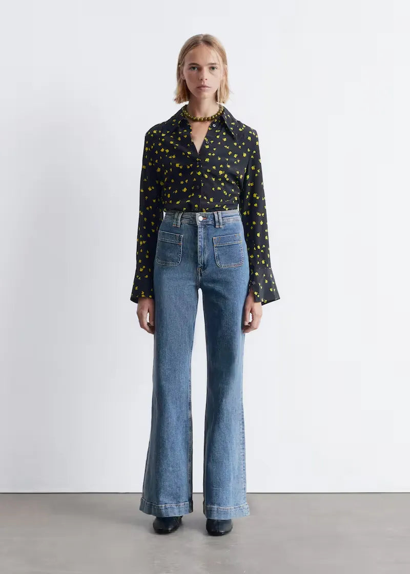 Jelena High Waisted Flared Jeans