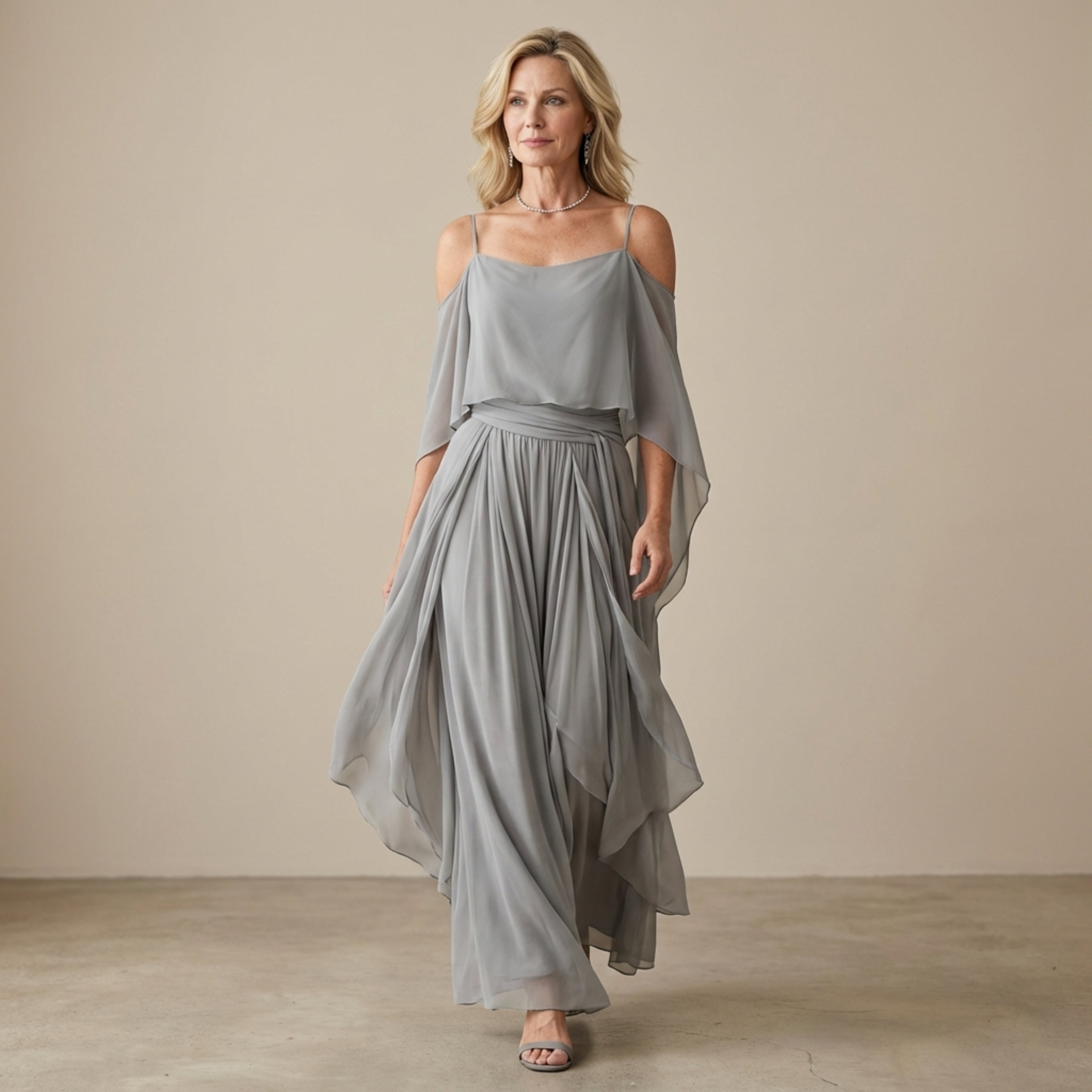 Amy | Off-Shoulder Flowy Set