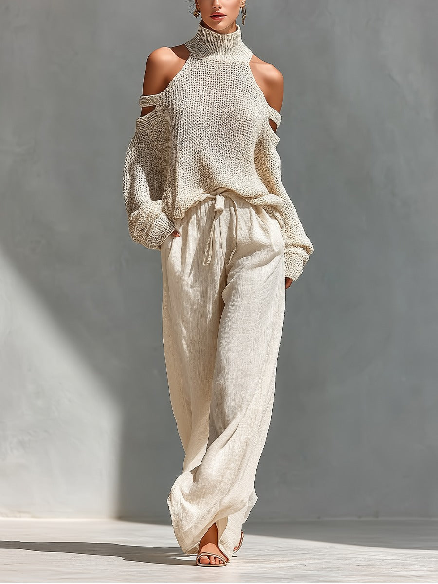 Brooke | Off-shoulder Knit Top