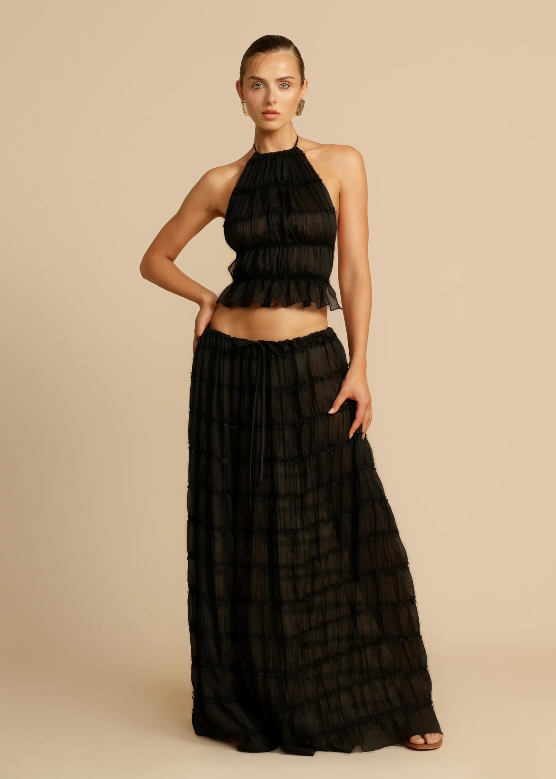 Malena Halter Maxi Dress
