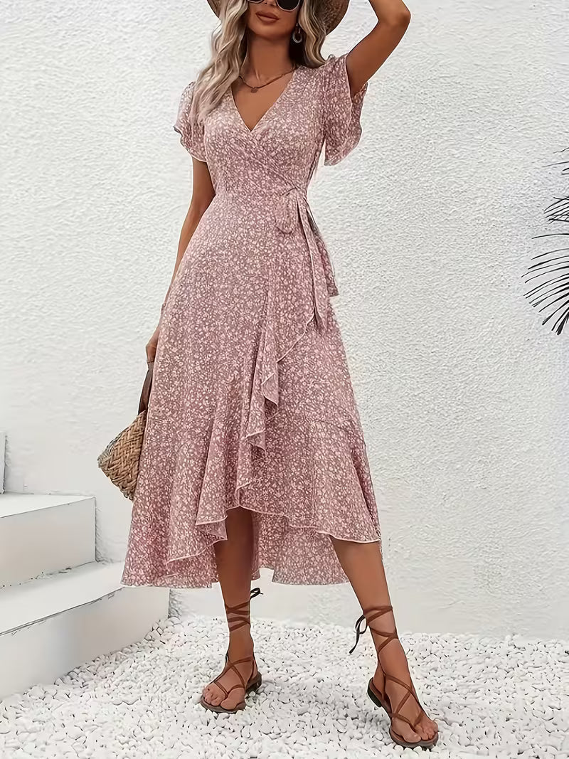 Vanessa | Tummy Covering Wrap Dress
