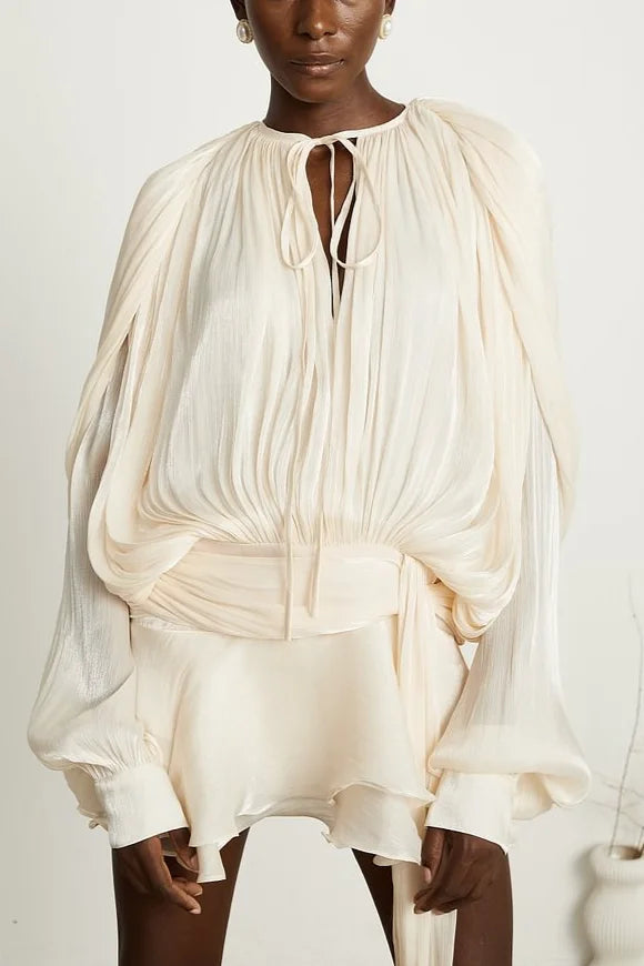 Ava Ruffled Mini Dress