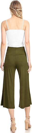 Ava Wide Leg Gaucho Trousers