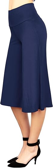 Ava Wide Leg Gaucho Trousers