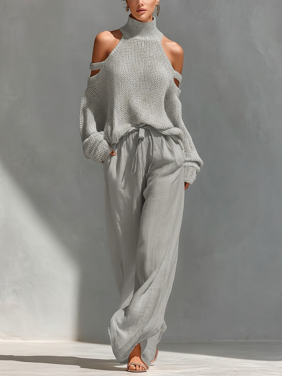 Brooke | Off-shoulder Knit Top