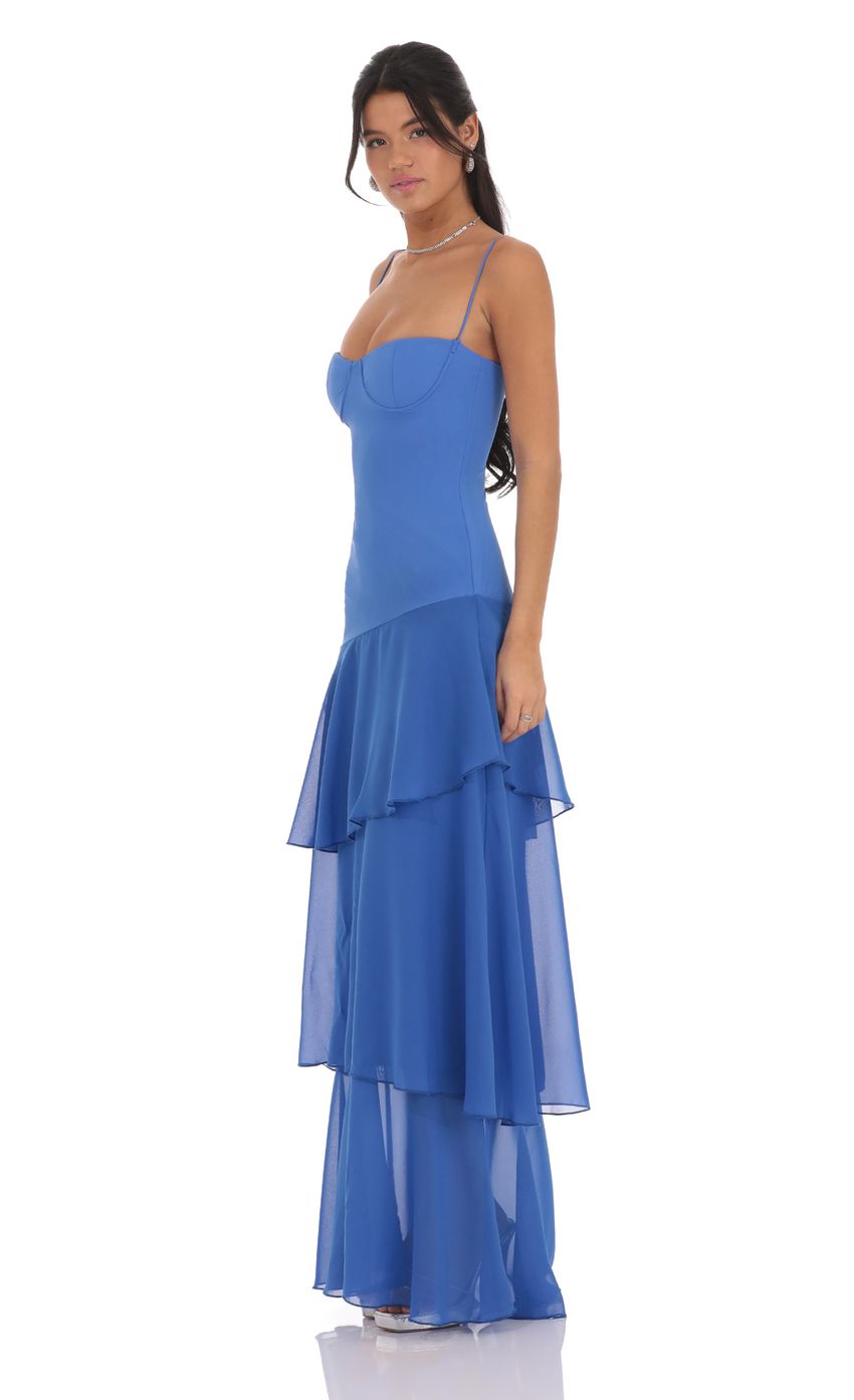 Diana Ruffled Maxi Dress