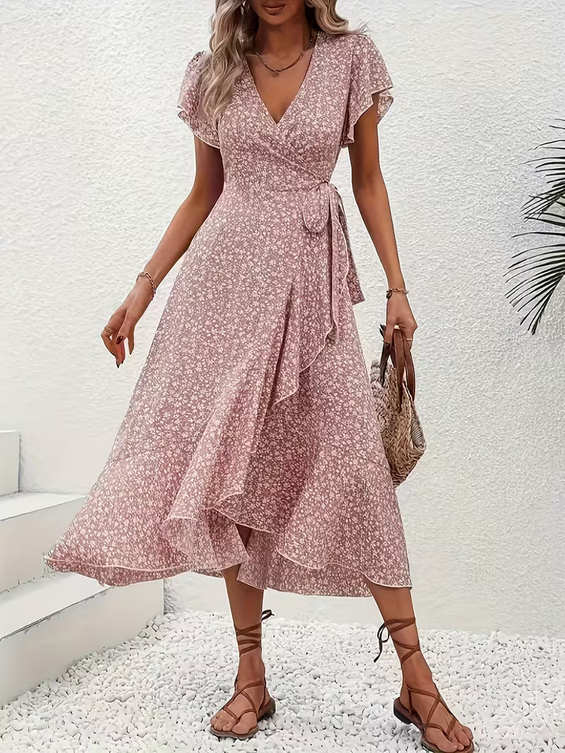Vanessa | Tummy Covering Wrap Dress