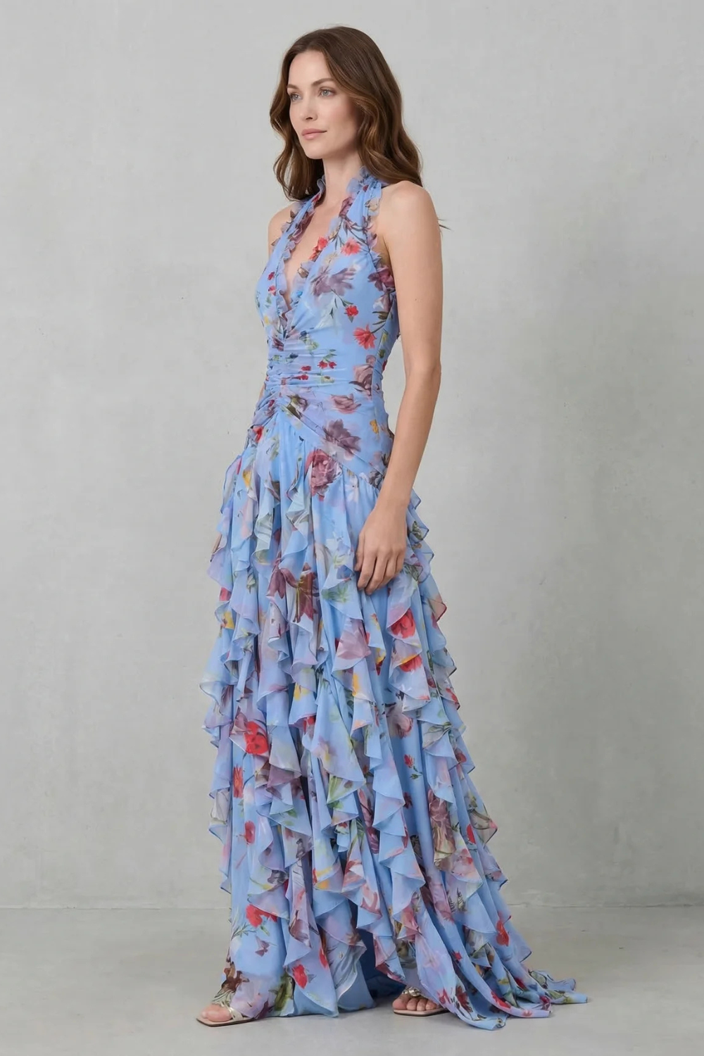 Lana Halter Maxi Dress