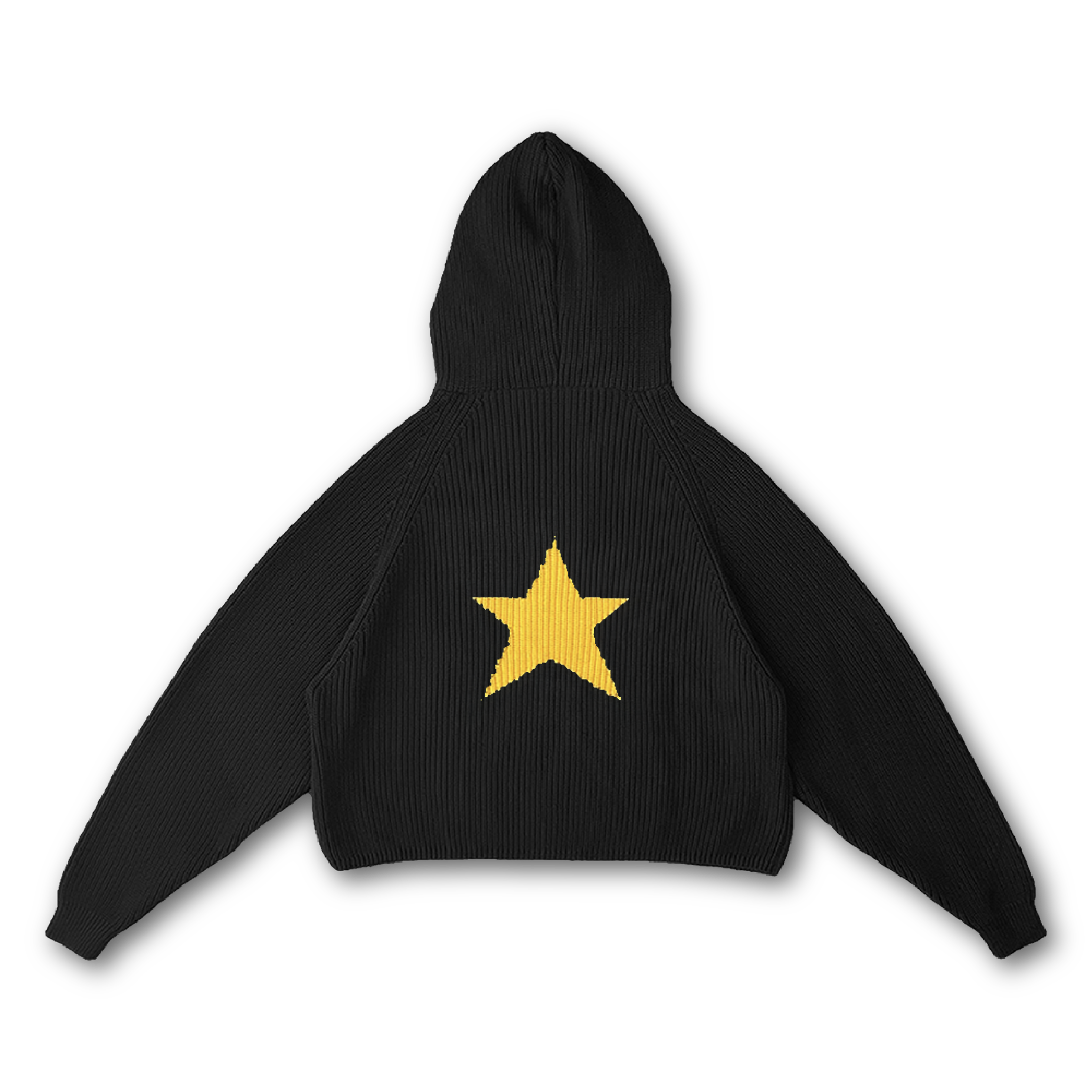 STAR KNIT HOODIE