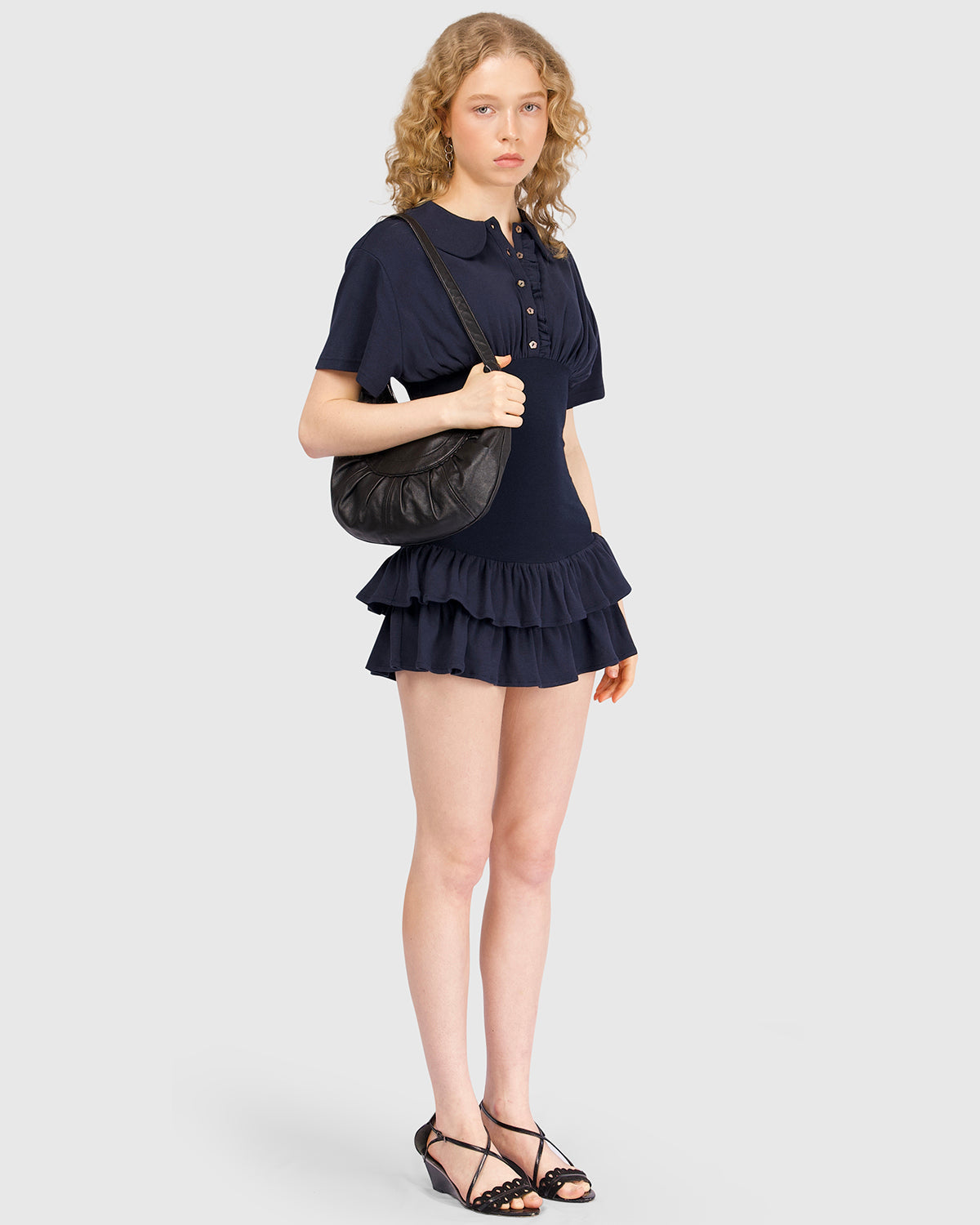 Andrea Collared Mini Dress