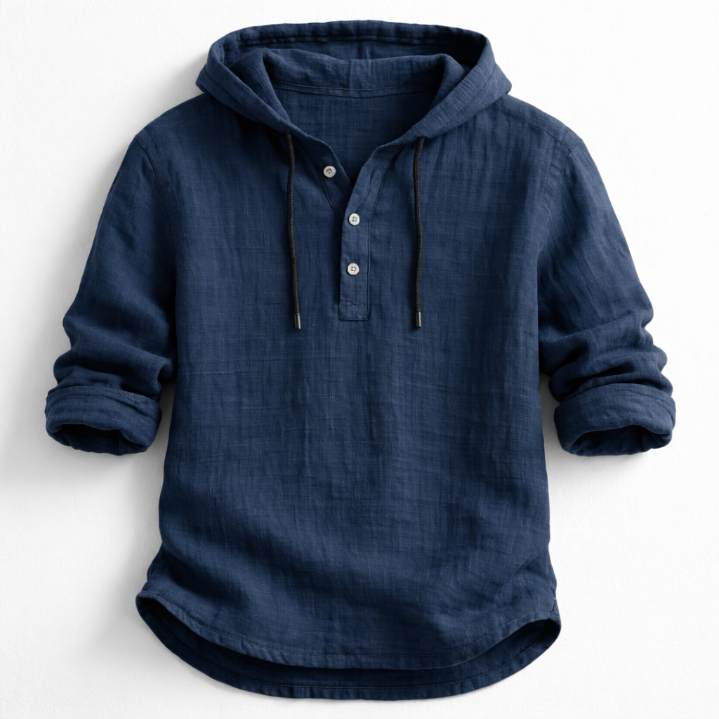 Hugo Linen Hoodie Shirt