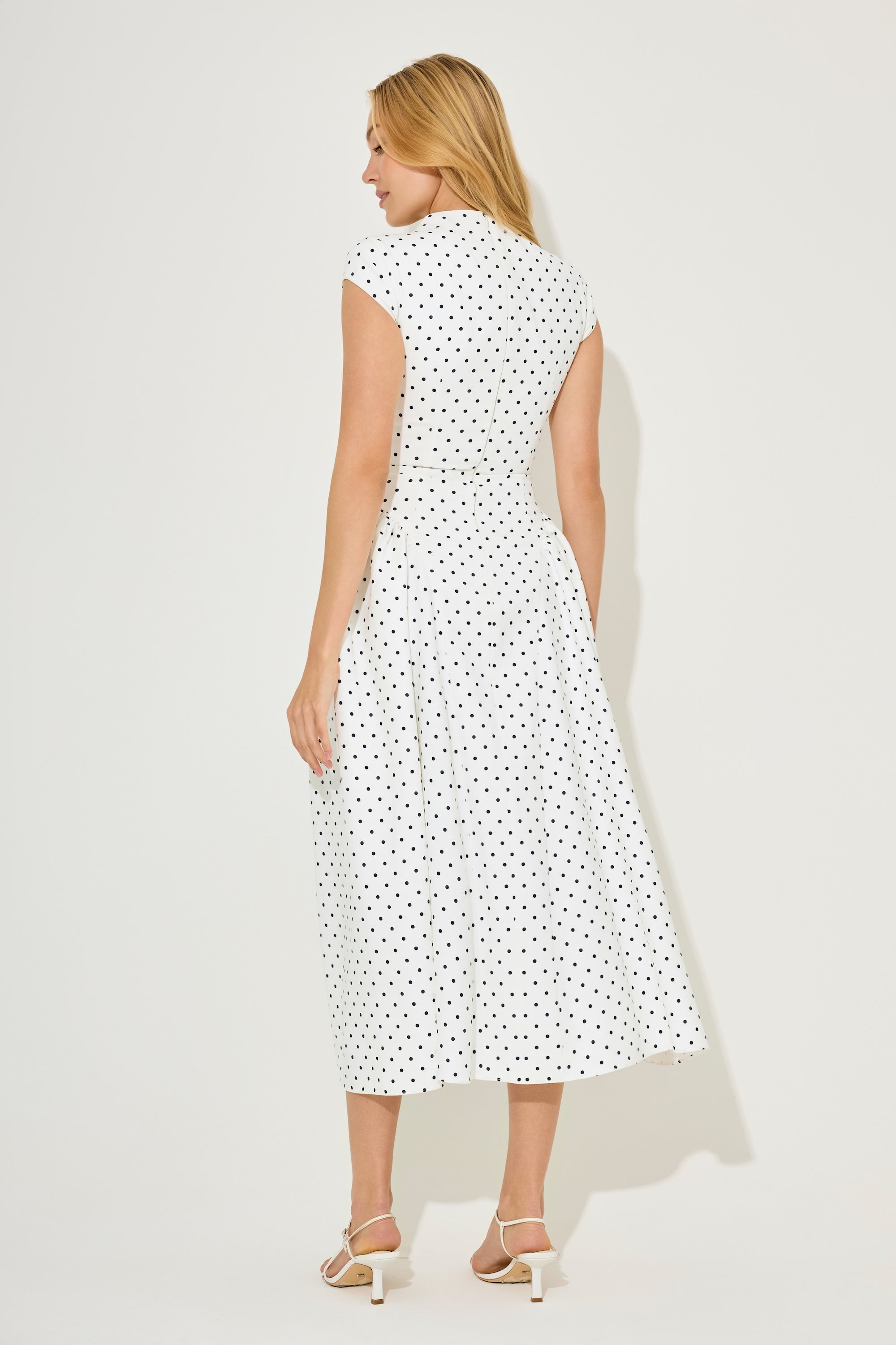 Chloe Polka Dot Midi Dress
