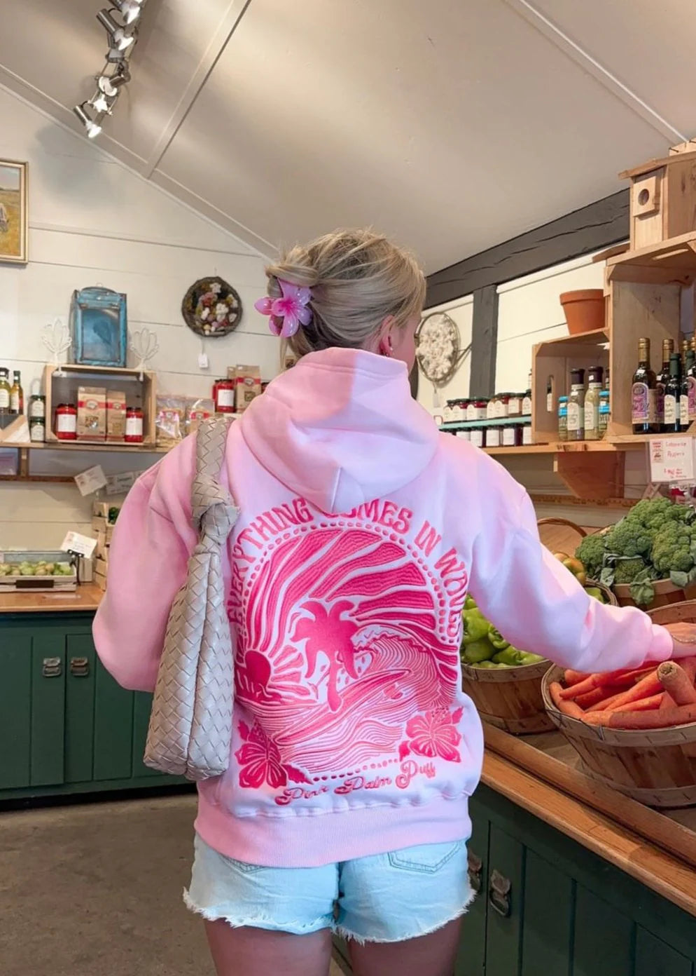 Oversized Palm Hoodie - LOUVELLI