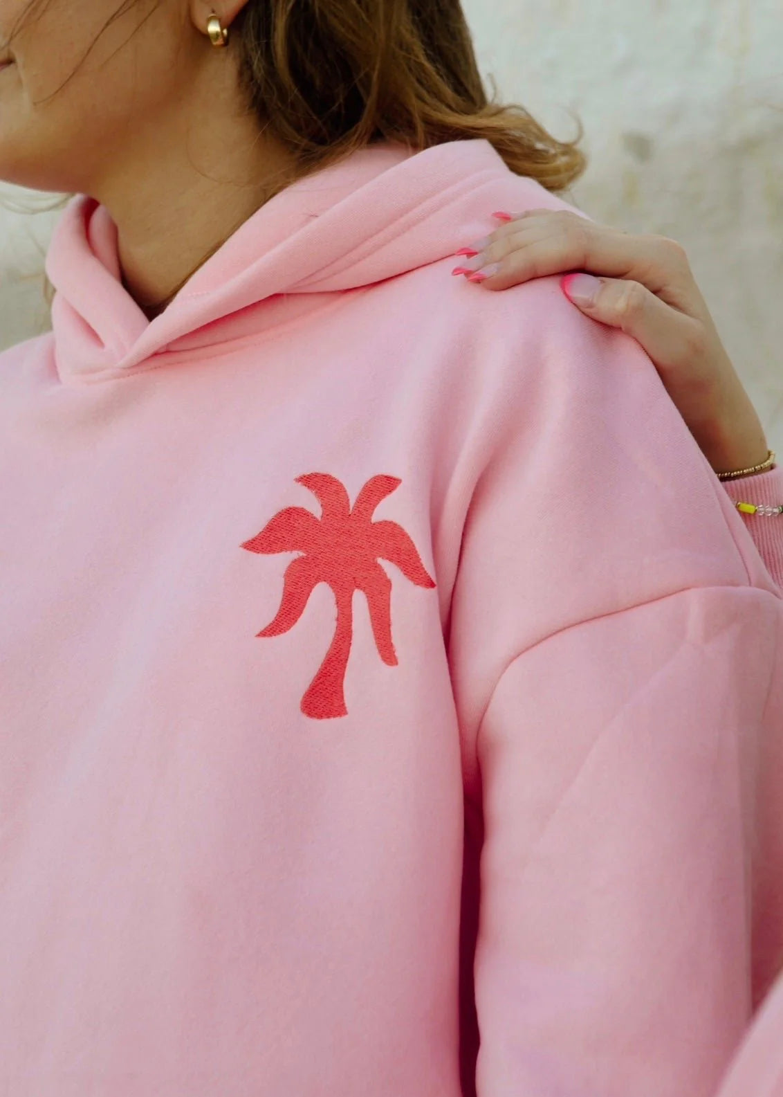 Oversized Palm Hoodie - LOUVELLI