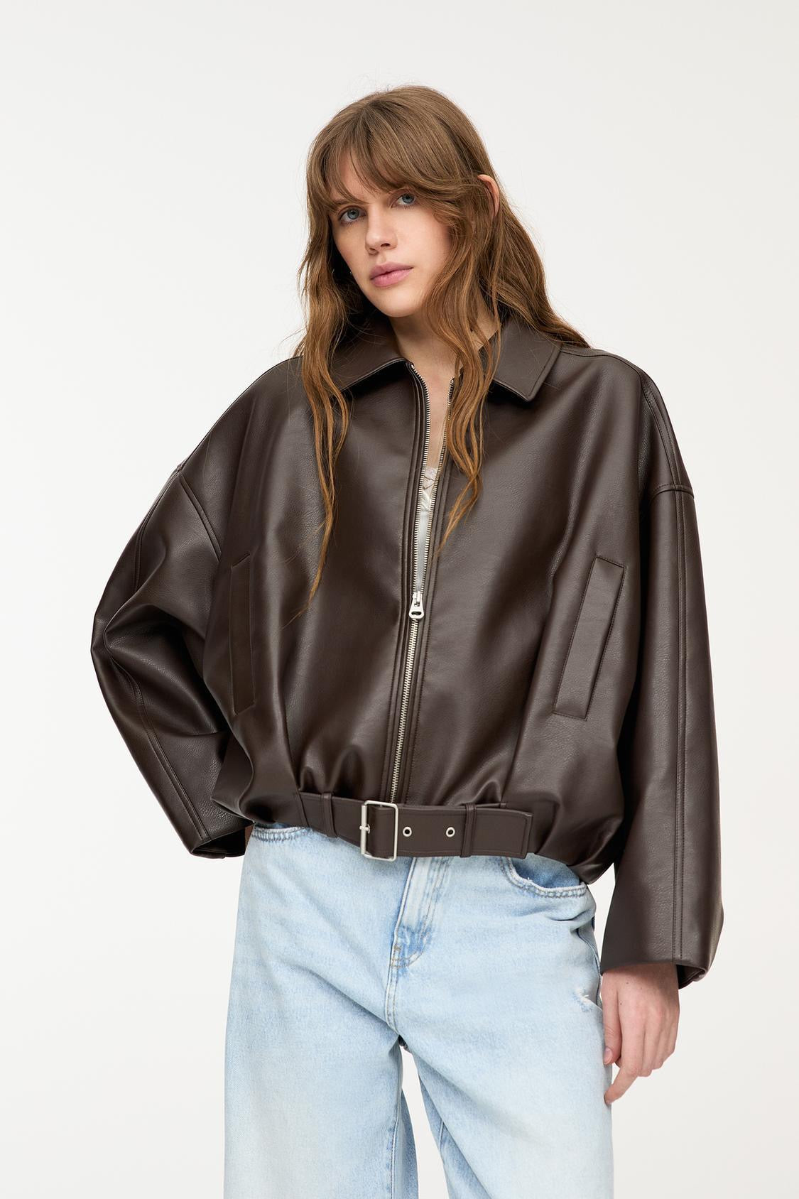 Leather Jacket - LOUVELLI