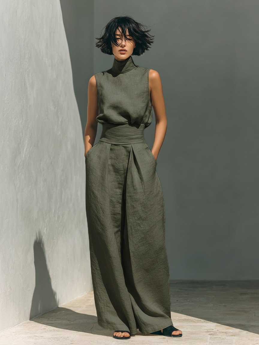 Nancy | Minimalist Linen Set