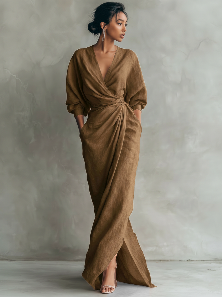 Lara Linen Maxi Dress
