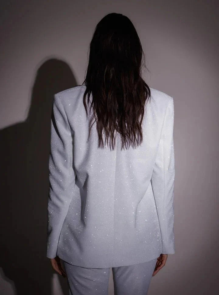 Glitter Blazer and top + FREE trousers - LOUVELLI