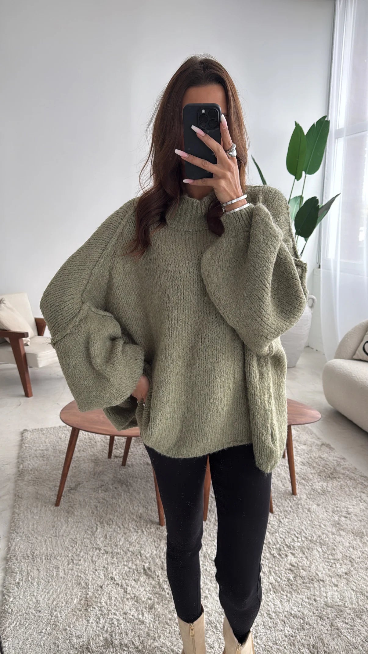 Leyla Oversized Knit Sweater