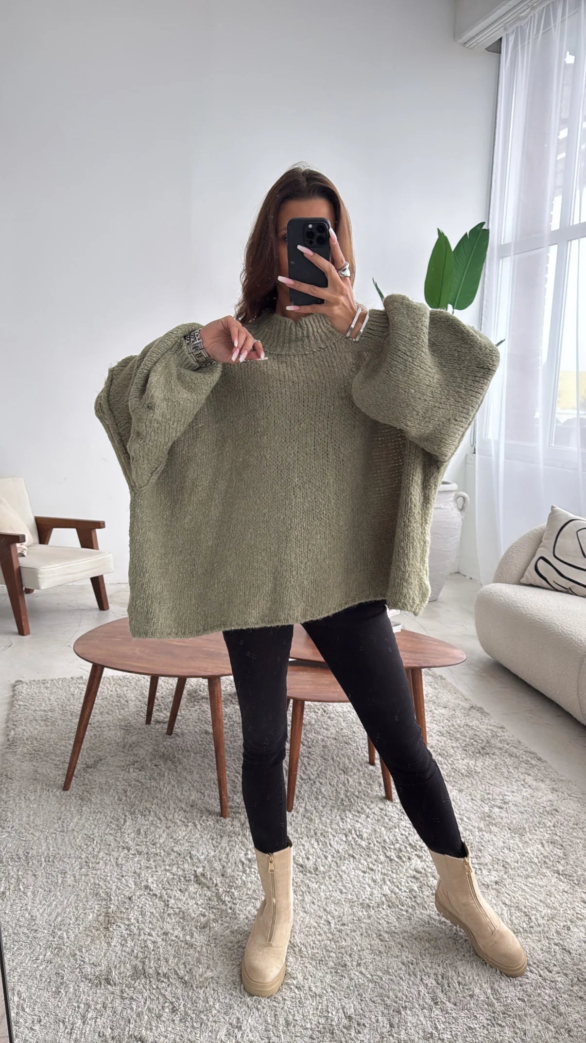 Leyla Oversized Knit Sweater